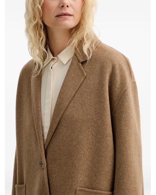 Sessun Wollen Blazer in het Natural