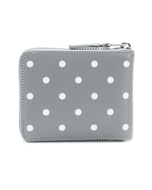 Comme des Garçons Gray Zip Around Wallet