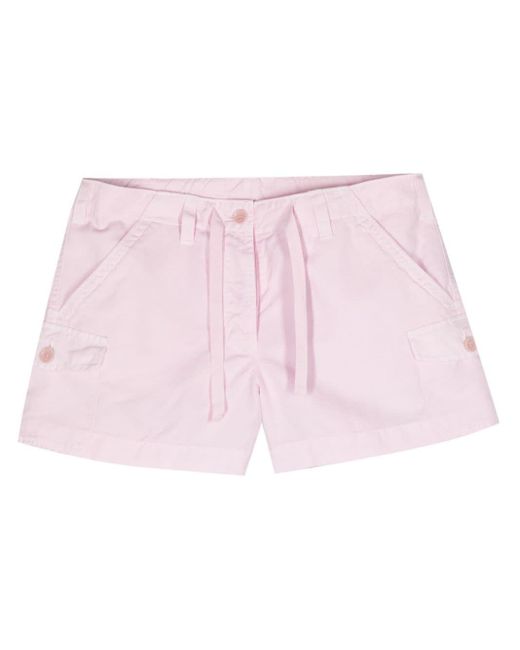 Aspesi Pink Drawstring-waist Cargo Shorts