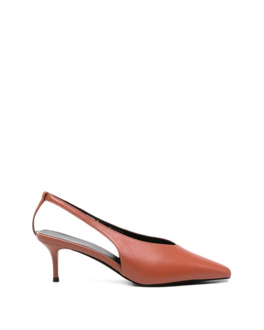SERGIO MORETTI FIRENZE Pink Pointed-Toe Slingback Pumps