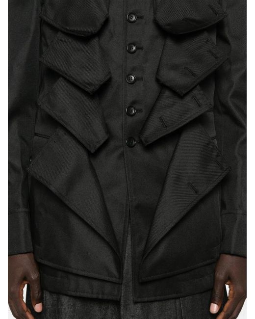 Comme des Garçons Black Flap-Pocket Jacket for men