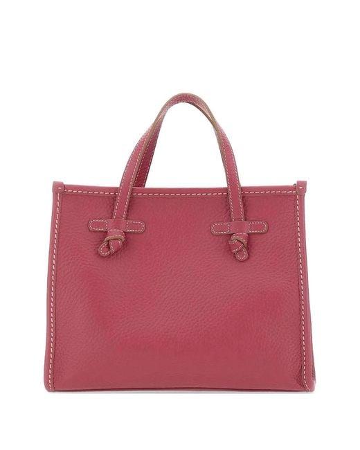 MARCELLA CLUB Pink Miss Marcella Grained-Leather Tote Bag