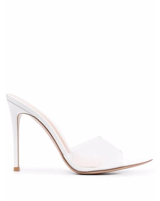 Gianvito Rossi White Elle Sandalen