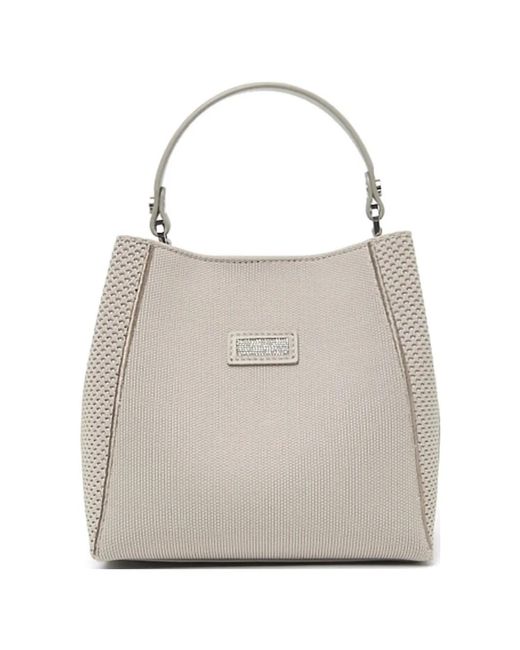 Peserico Gray Mini Tote Bag