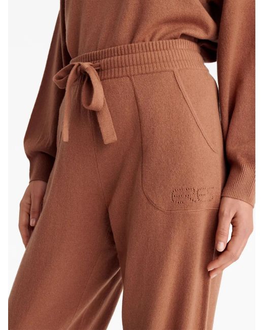 Eres Brown Knitted Track Pants