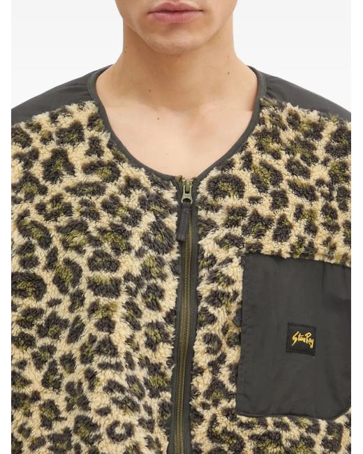 Stan Ray Jacke mit Leoparden-Print in Natural für Herren
