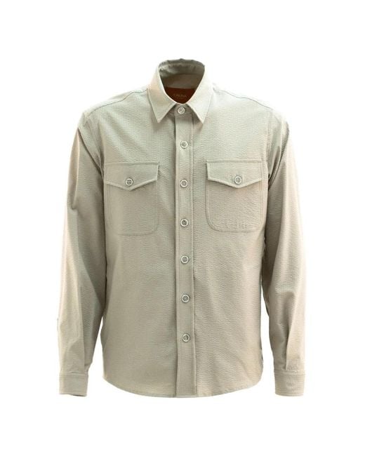 Cruna White Buttoned Pocket Shirt for men