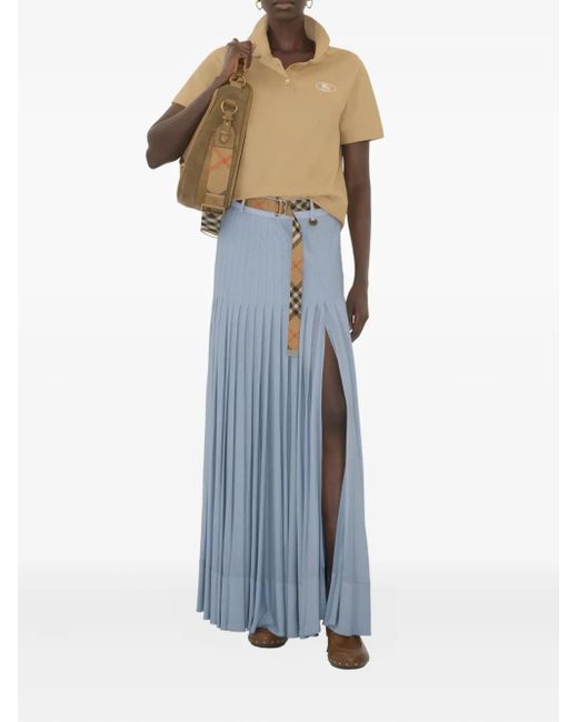 Burberry Natural Cotton Polo Shirt