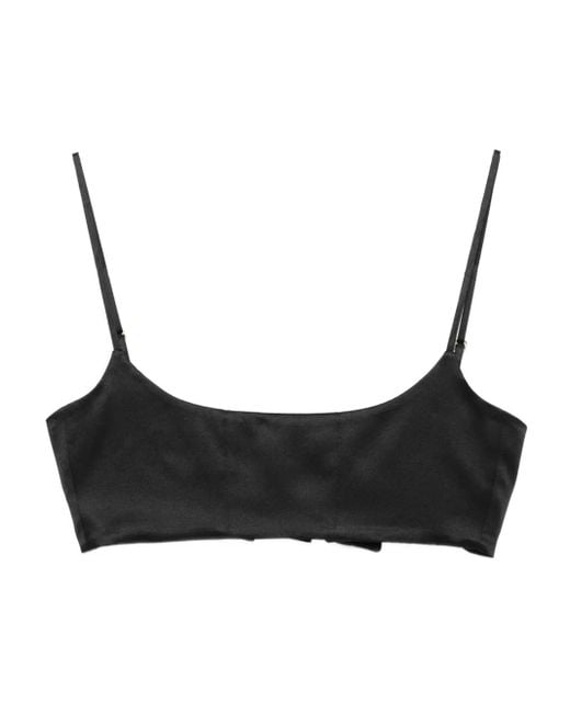Danamé Black Buckle-Fastening Top