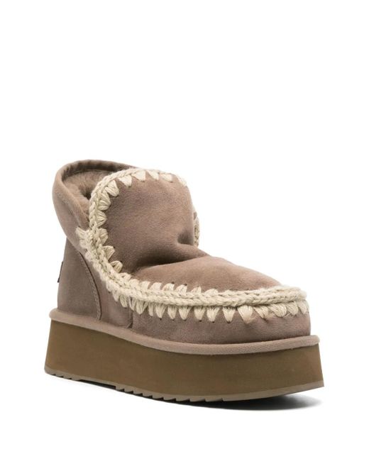 Mou Brown Mini Boots