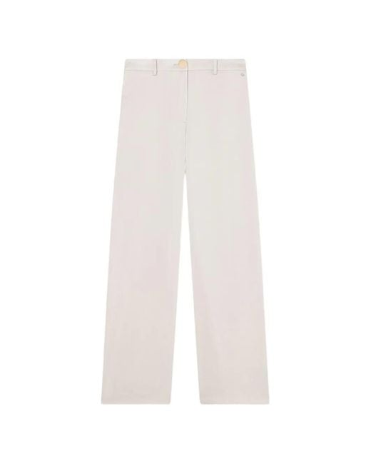 ARMANI EXCHANGE White Button-Fastening Trousers