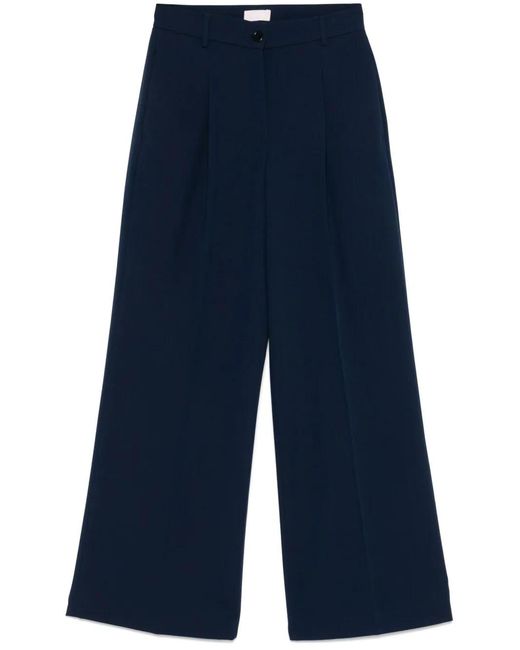 Liu Jo Blue Pleated Trousers