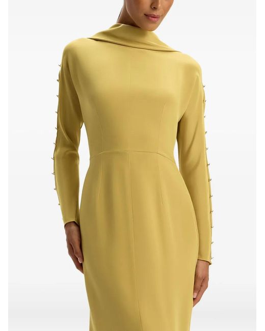 12 STOREEZ Yellow Silk Maxi Dress