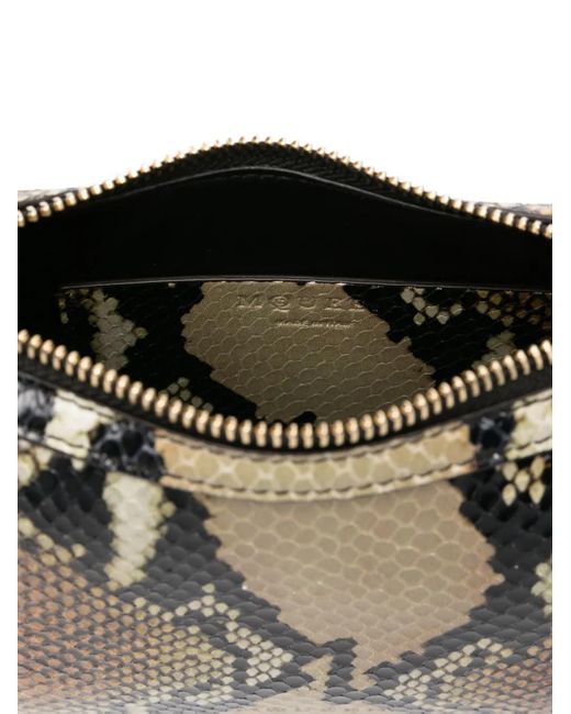 Bolso de hombro T-Bar mini Alexander McQueen de color Metallic