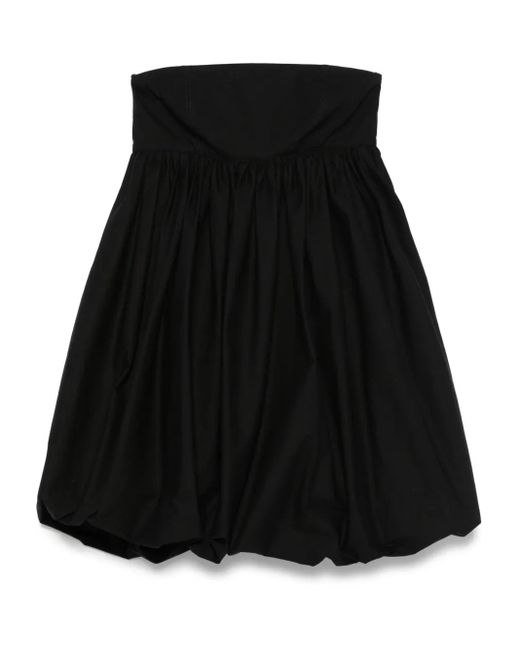 Alberta Ferretti Black Strapless Mini Dress