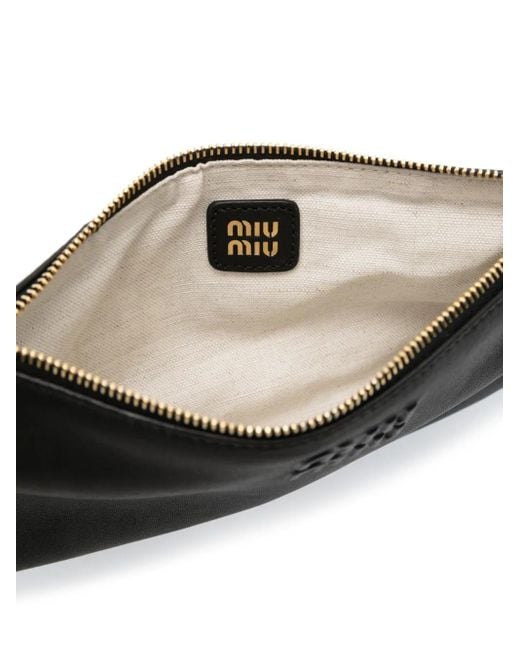 Miu Miu Black Leather Mini Bag