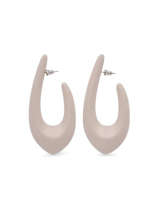 Panconesi White Spada Drop Earrings