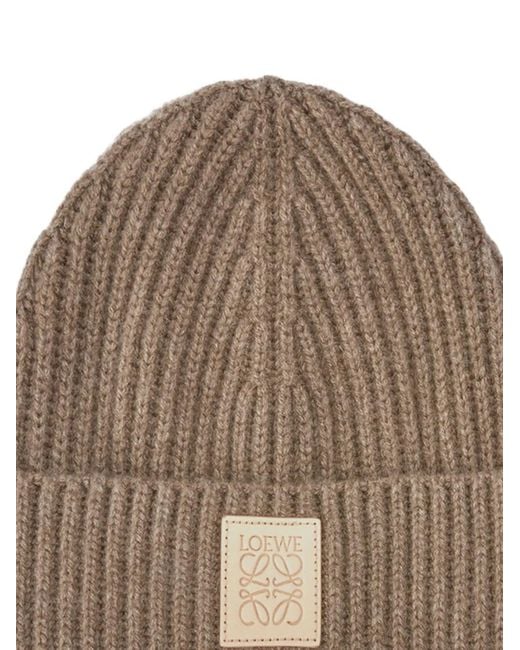 Loewe Brown Cashmere Beanie
