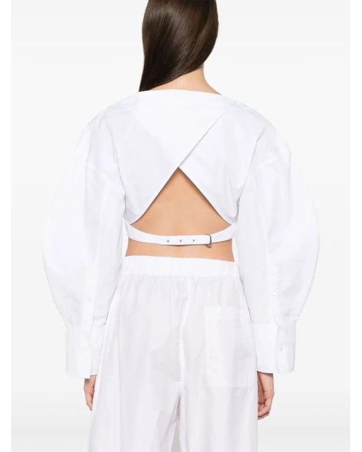 Jacquemus Le Haut Blouse in het White