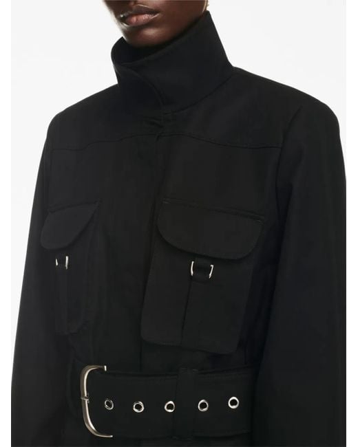 Off-White c/o Virgil Abloh Black Nappa Cargo Belt Field Jacket
