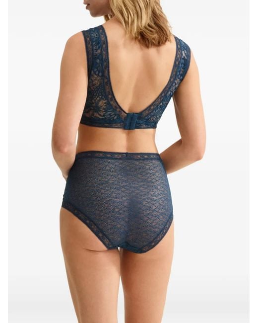 Eres Blue Cascade Bra