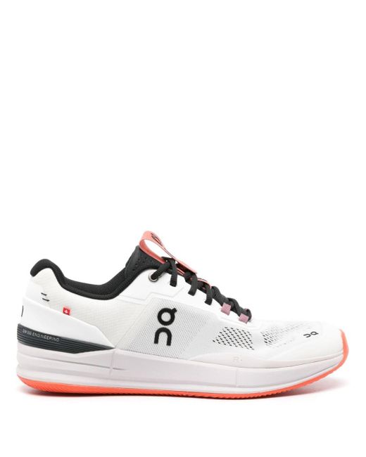 On Shoes White Roger Pro Lace-up Sneakers for men