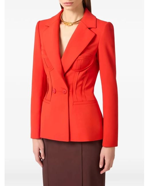 Elisabetta Franchi Red Jacket