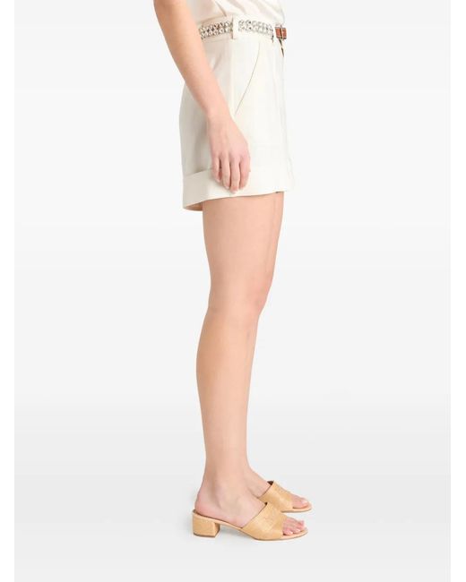 Cinq À Sept White Ester Shorts