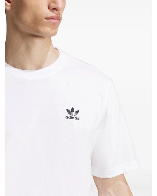 T-Shirt Trefoil Adidas pour homme en coloris White
