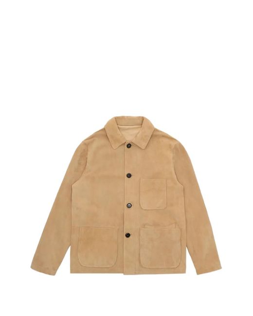 Fortela Natural Montana Suede Jacket for men