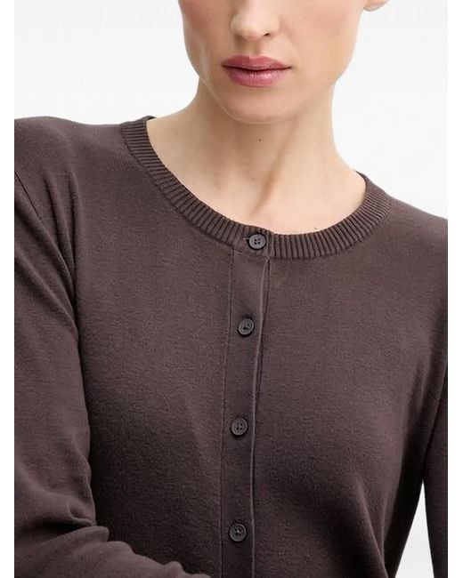 Benetton Gray Buttoned Cardigan