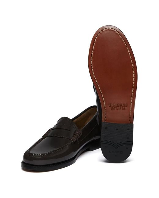 G.H.BASS Black Weejuns Loafers