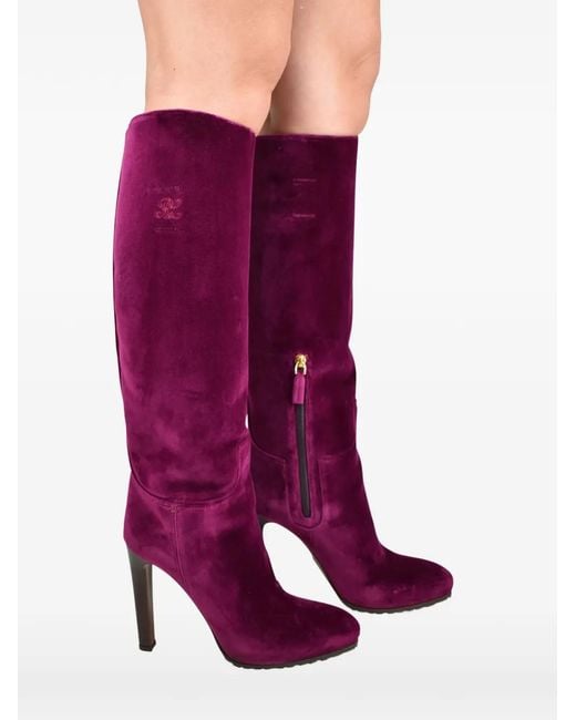 Ralph Lauren Purple Remmy Boots