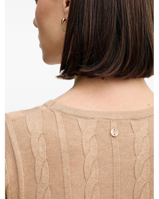 Pedro Del Hierro Madrid Natural Cable-Knit Modo Dress