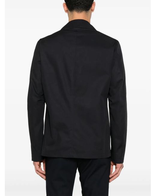 Herno Black Double-Breasted Blazer for men