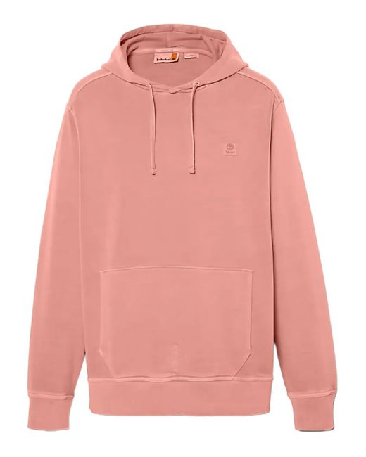 Timberland Hoodie Met Logopatch in het Pink voor heren
