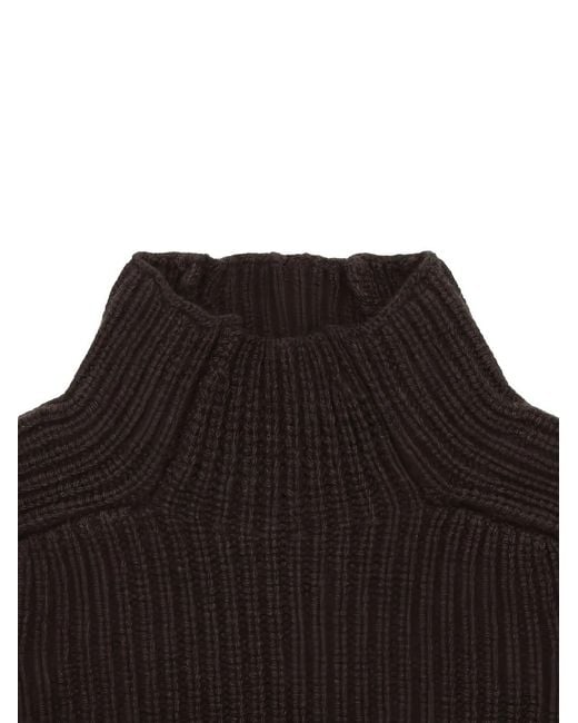 Fortela Black Leona Ribbed Sweater