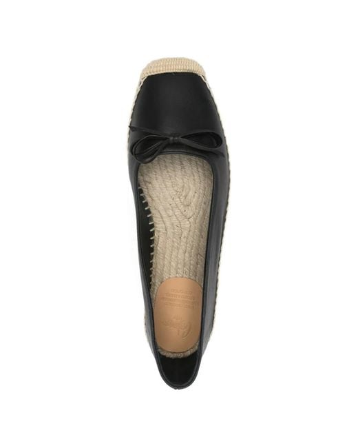 Castaner Black Low Jute 'Pax' Espadrilles