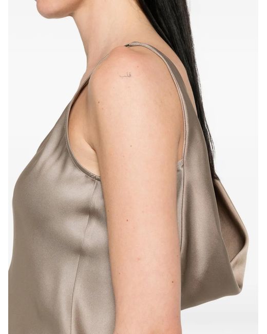 Brunello Cucinelli Natural Silk Top