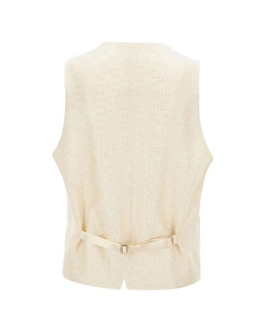 Boss Natural Three-Piece Virgin Wool Suit for men