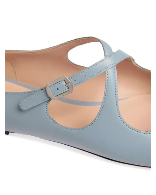 Bally White Rina Ballerinas