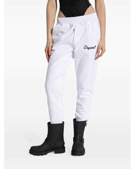 DSquared² White Signature Just Right Pant