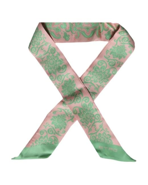 Foulard Con Stampa di Etro in Green