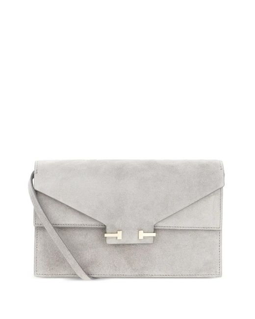 Tom Ford Gray Mini Aube Shoulder Bag