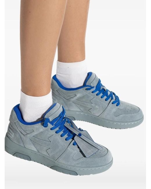 Off-White c/o Virgil Abloh Blue Sneakers mit Arrows-Motiv