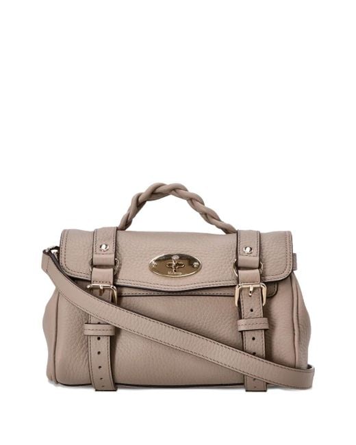 Mulberry Natural Mini Alexa Braided-Handle Tote Bag