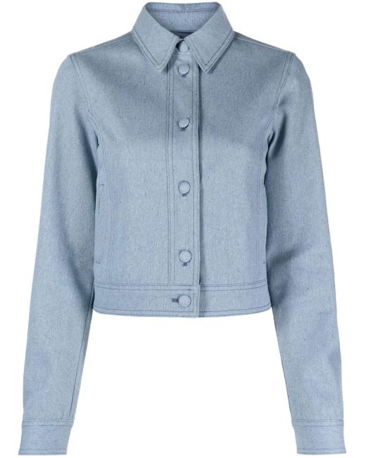 Gabriela Hearst Blue Thereza Recycled Cotton-denim Jacket