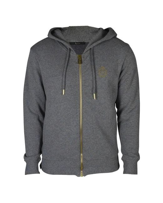 Billionaire Gray Hooded Zip Vest for men