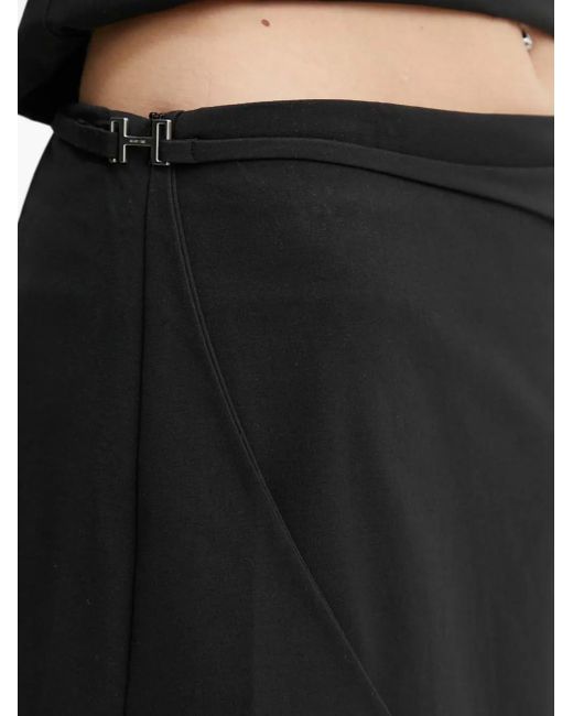 Gonna Lunga Con Spacco di HELIOT EMIL in Black