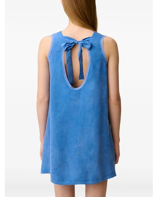 Claudie Pierlot Blue Short Babydoll Dress